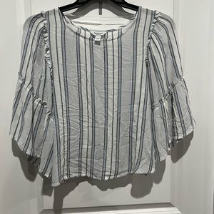 Arizona Jean Co Bell Sleeve Shirt, Sz M